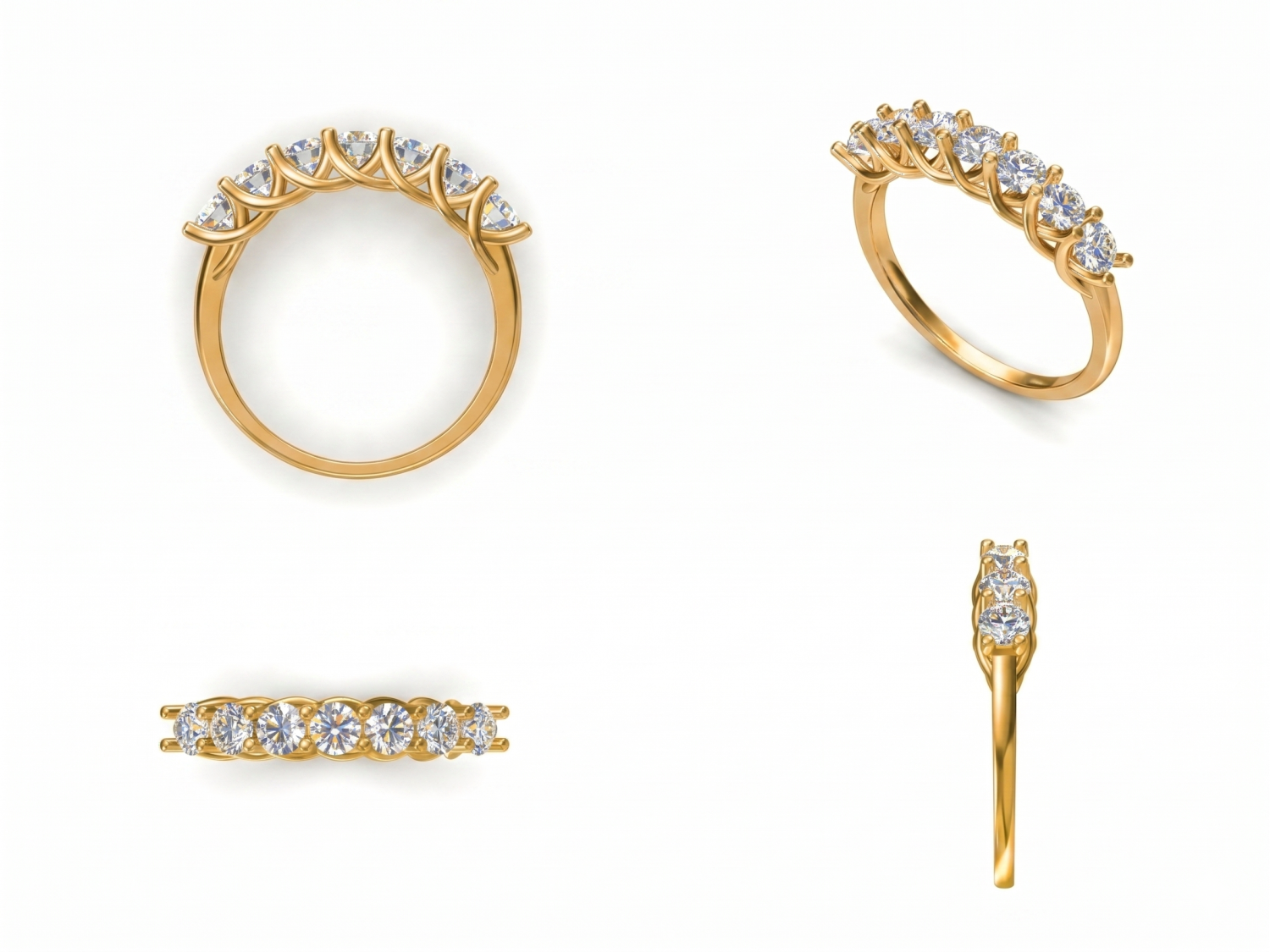 Half Eternity Ring / MDG-R-1550