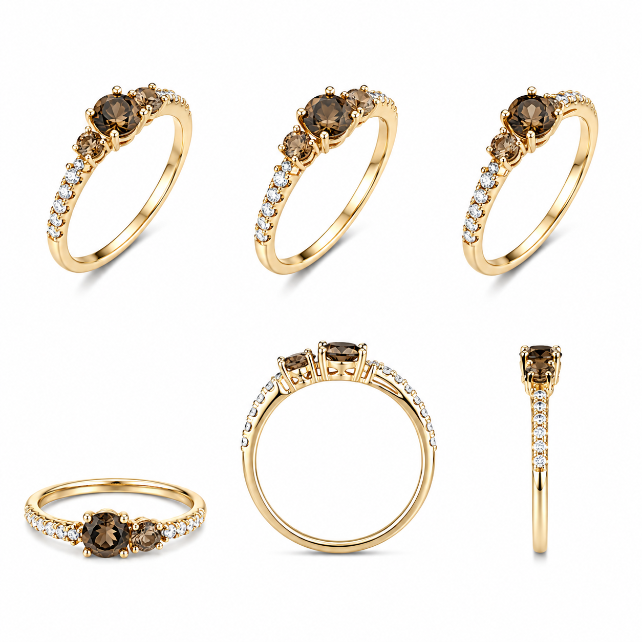 Brown Diamond Ring / PK-91R/SMR
