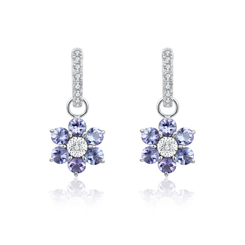 Tanzanite and Diamond Earrings / PK-54SE+3/ASR