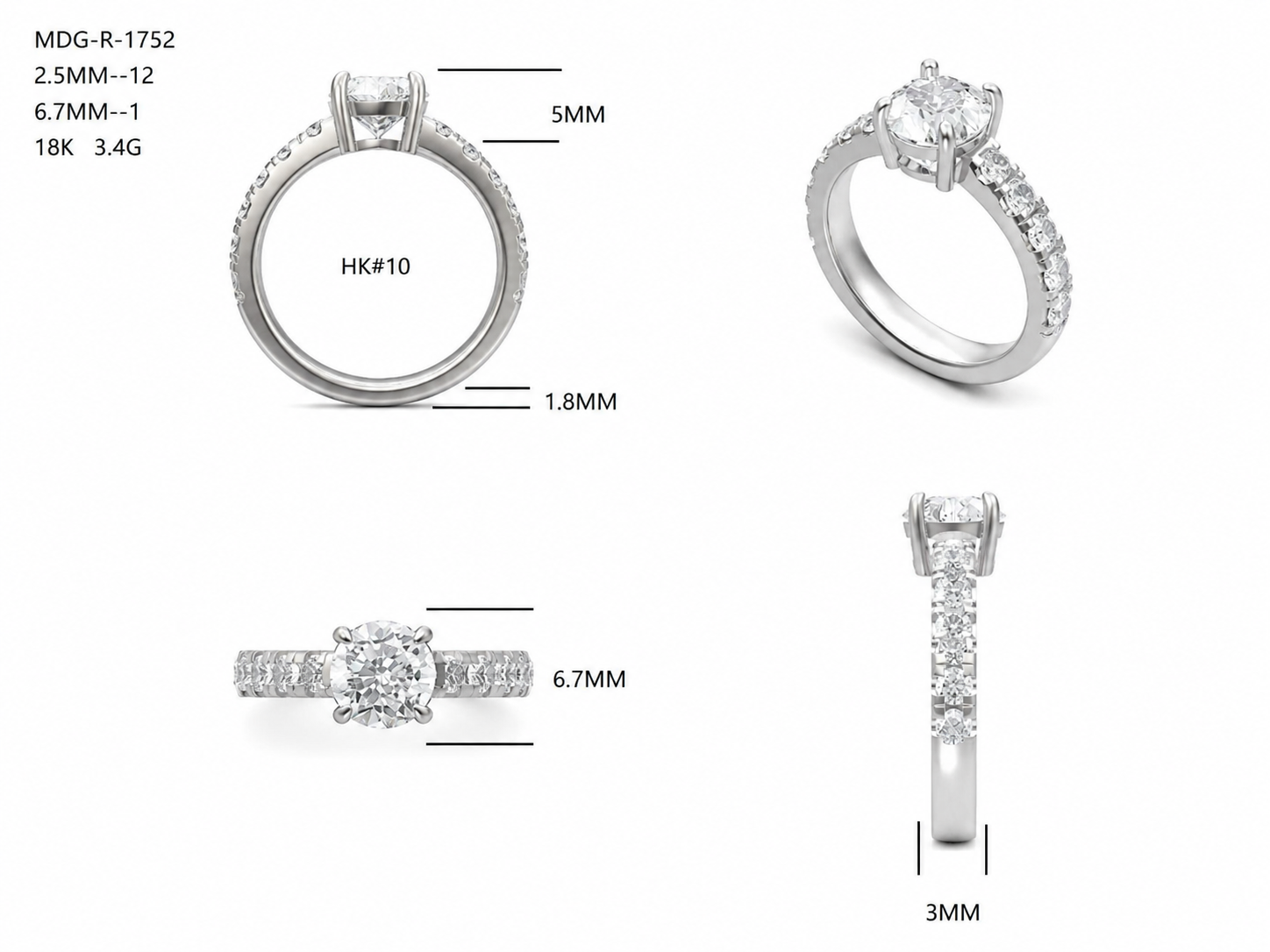 Diamond Ring / MDG-R-1752