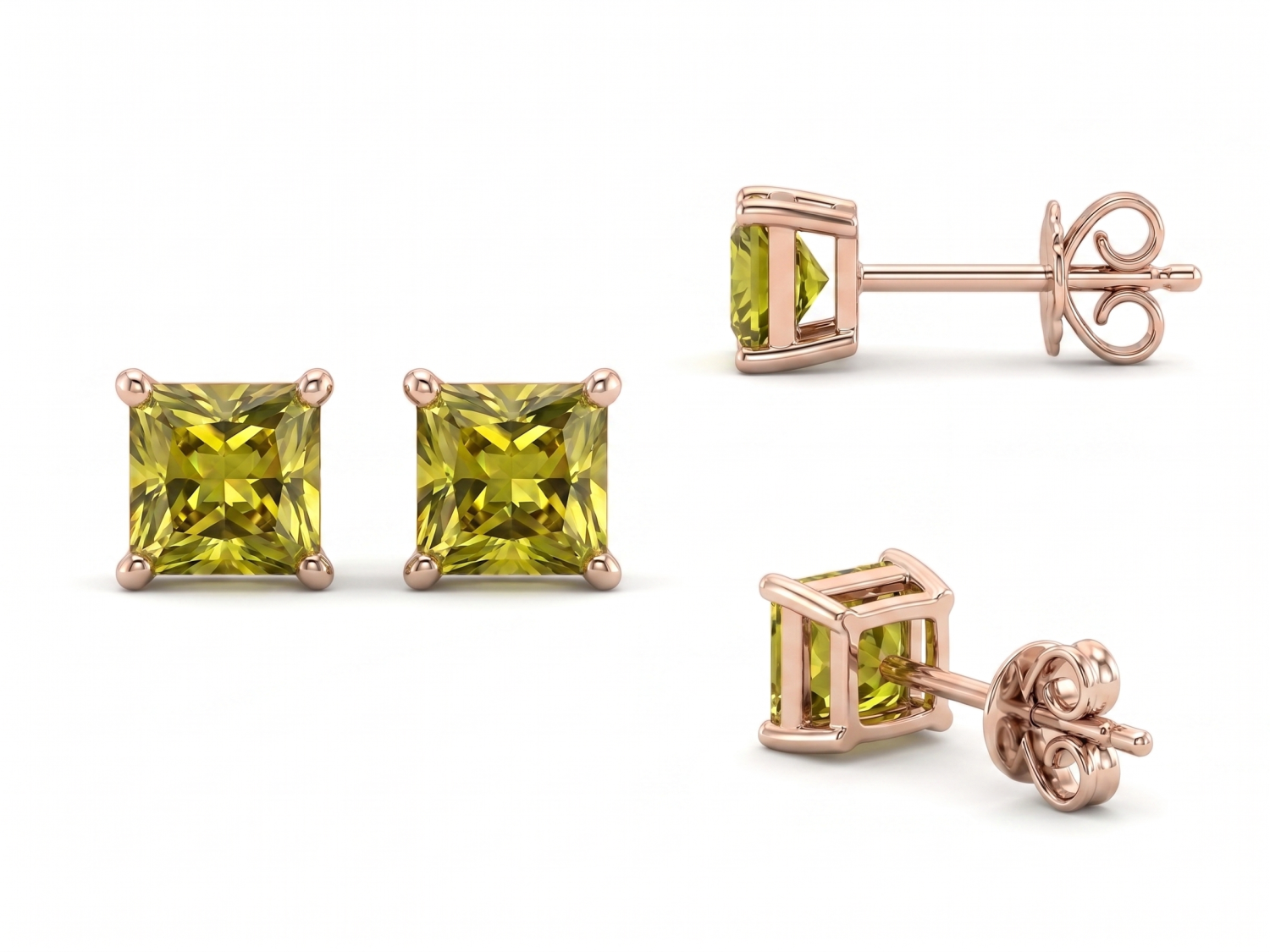 Colour Diamond Earrings / PK-80E/EAR