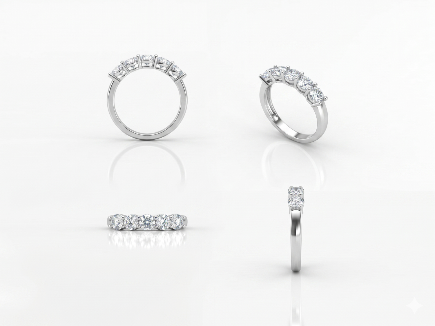 Half Eternity Ring / MDG-R-1486