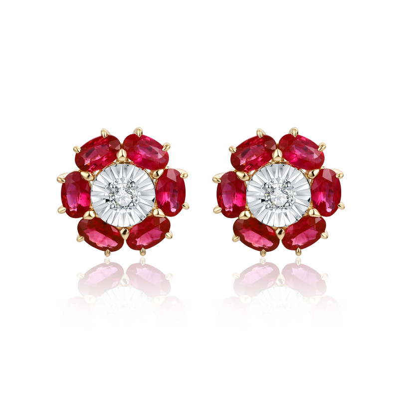 Ruby and Diamond Earrings / PK-55SE/MRMR