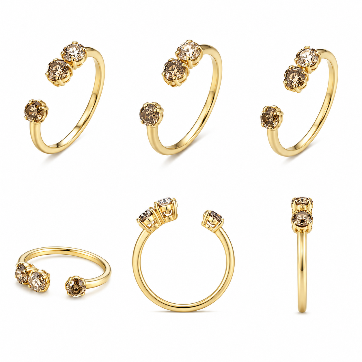 Brown Diamond Ring / PK-53R/NRR