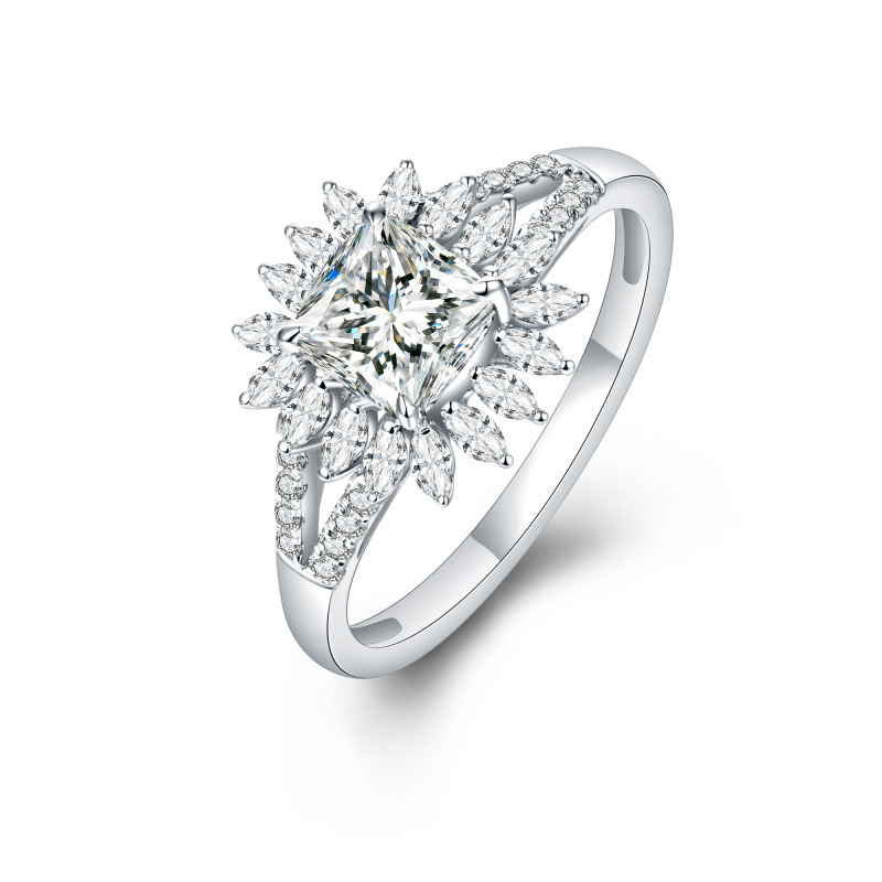 GIA Certified Cushion Diamond Ring / PK-211R/EMMR