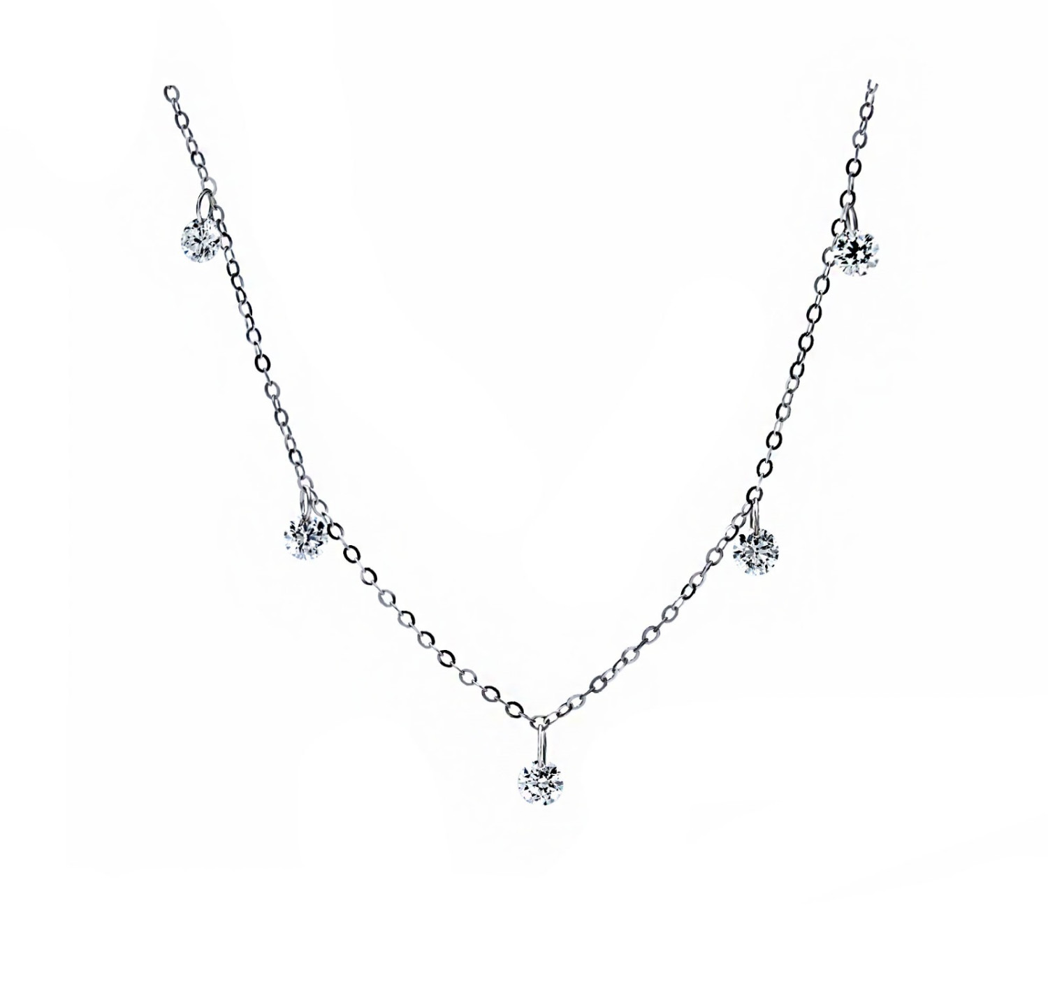 Diamond Pendant with Chain / PK-16N/HHR