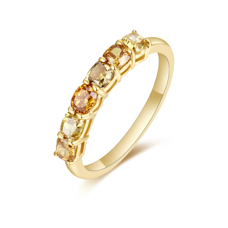 Multi Shape Natural Colour Diamond Ring / PK-57SR/HER