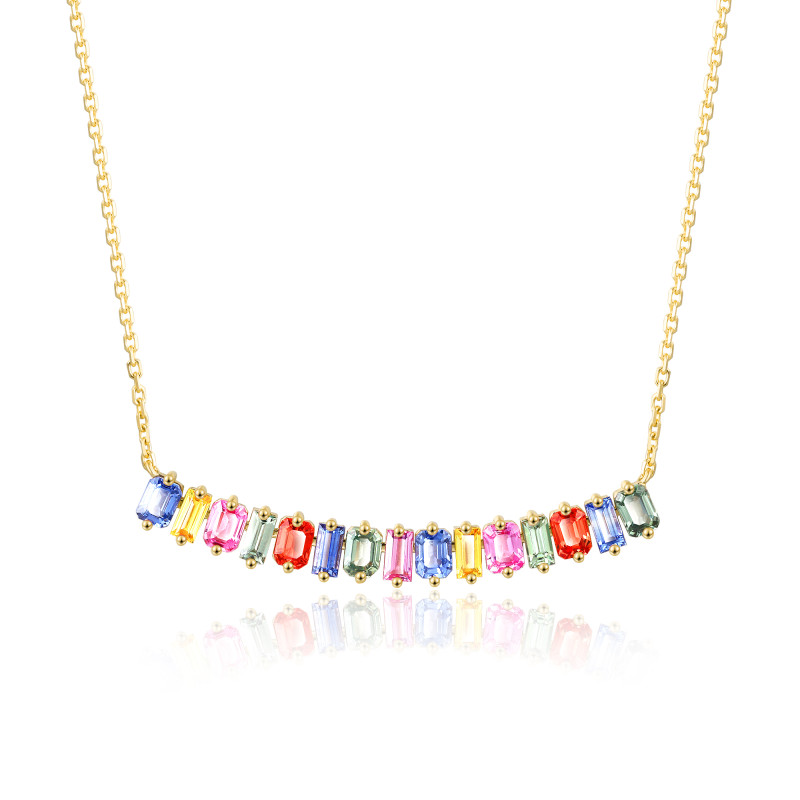 Colour Sapphire Pendant  / PK-86SP+1/SNR-2