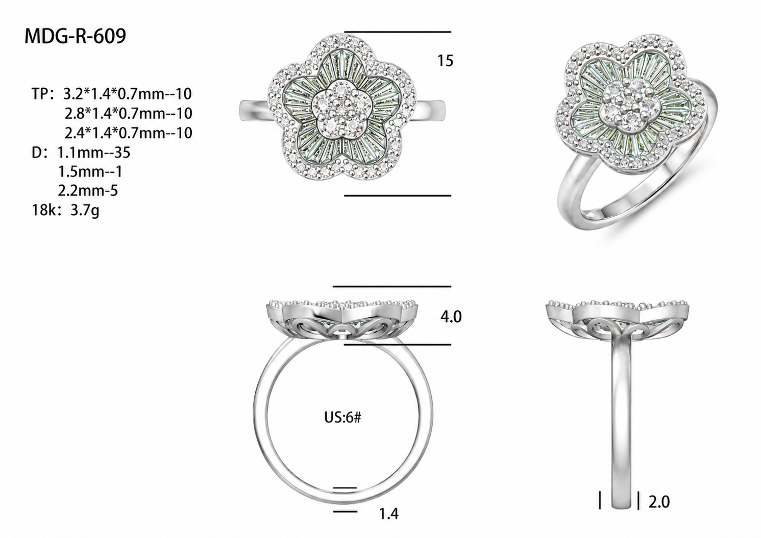 Diamond Ring / MDG-R-609