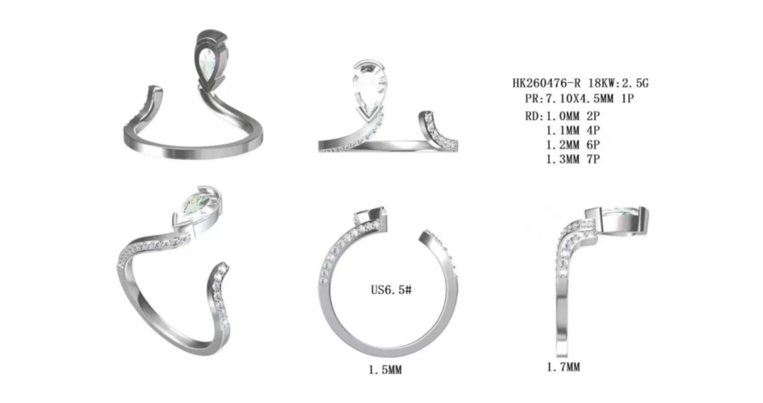 HK260476-R(PK-393R) / Diamond Ring