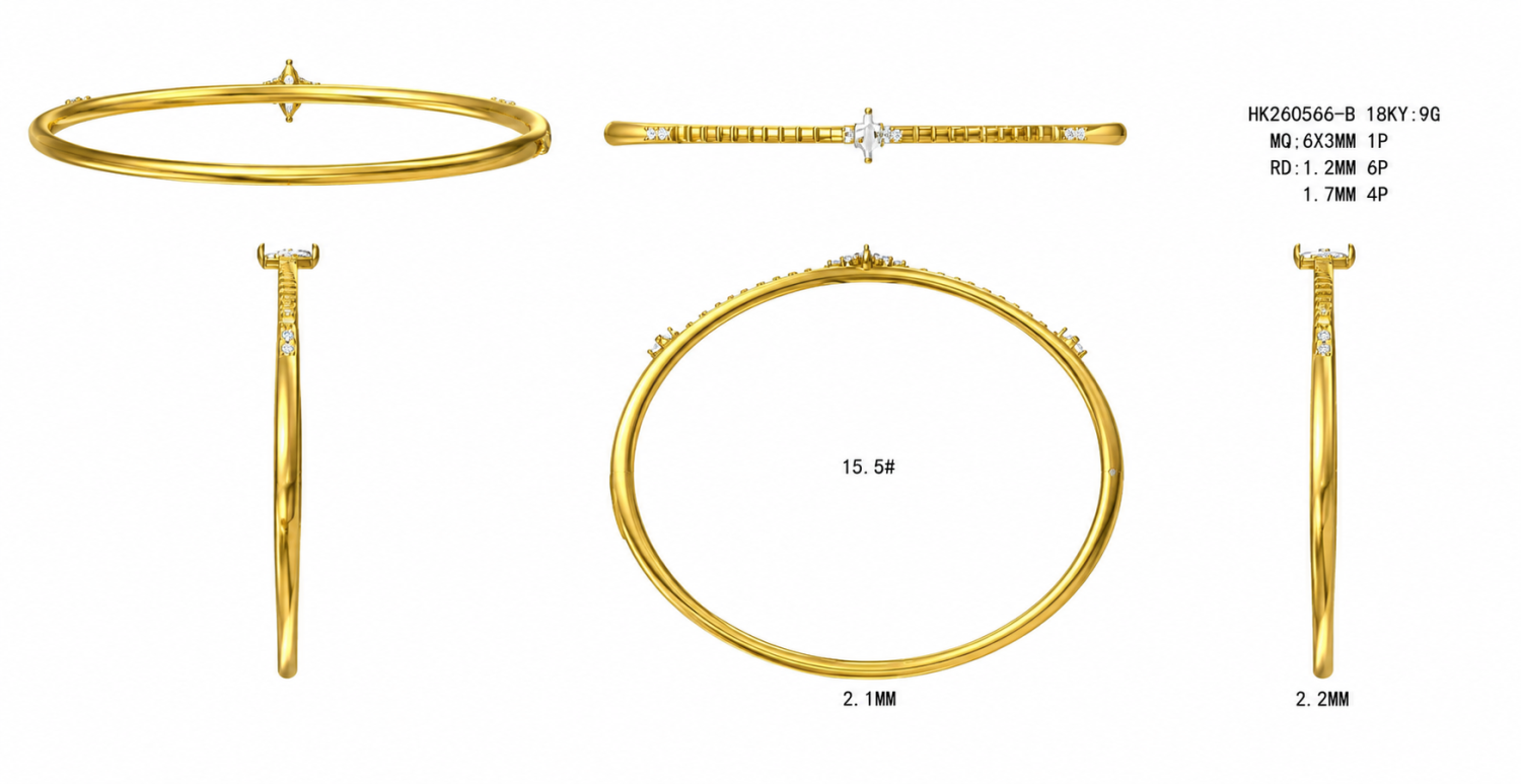 Diamond Bracelet / HK260566-B