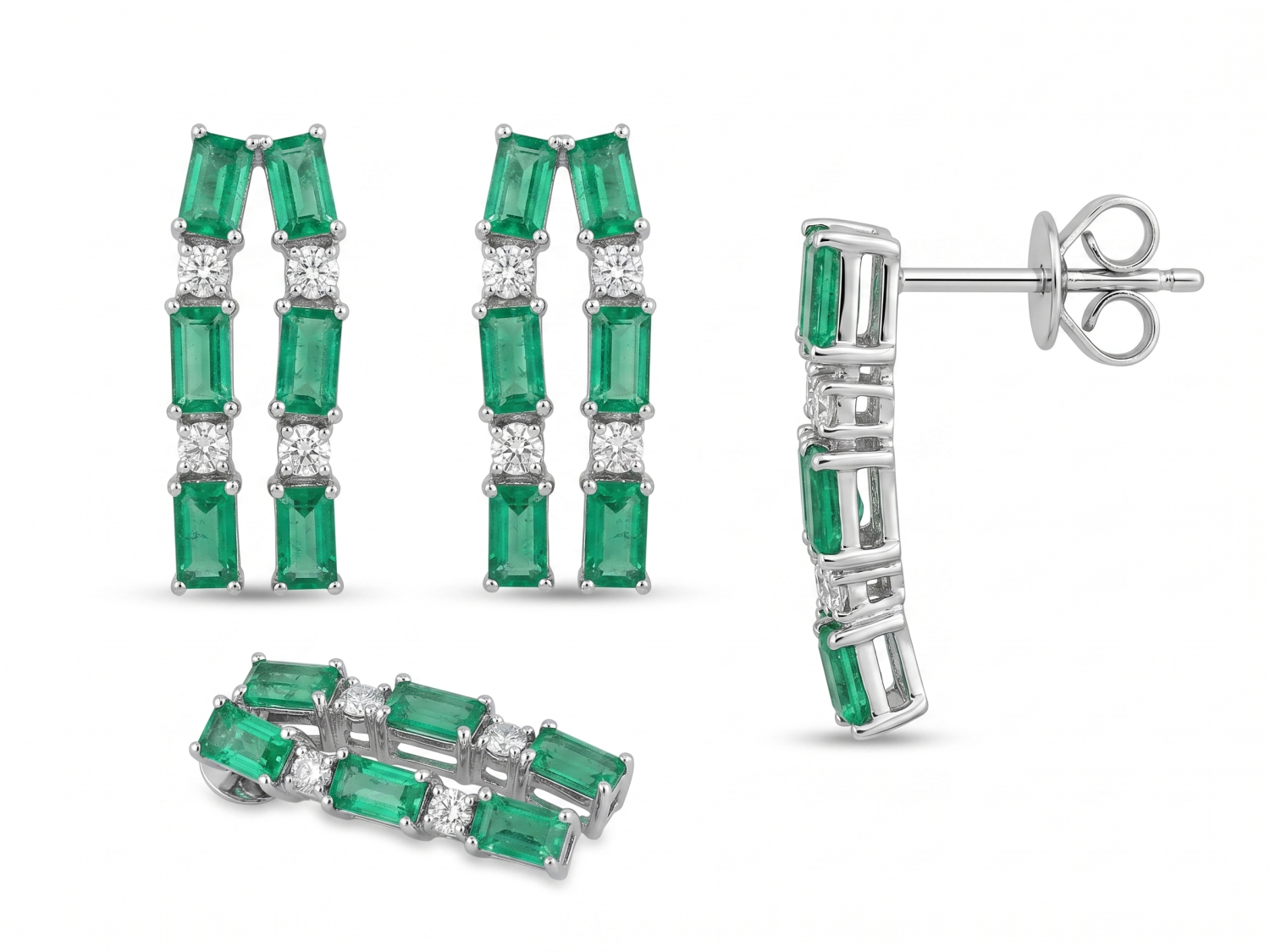 Emerald Earring Set / PK-87SE+2/HCR