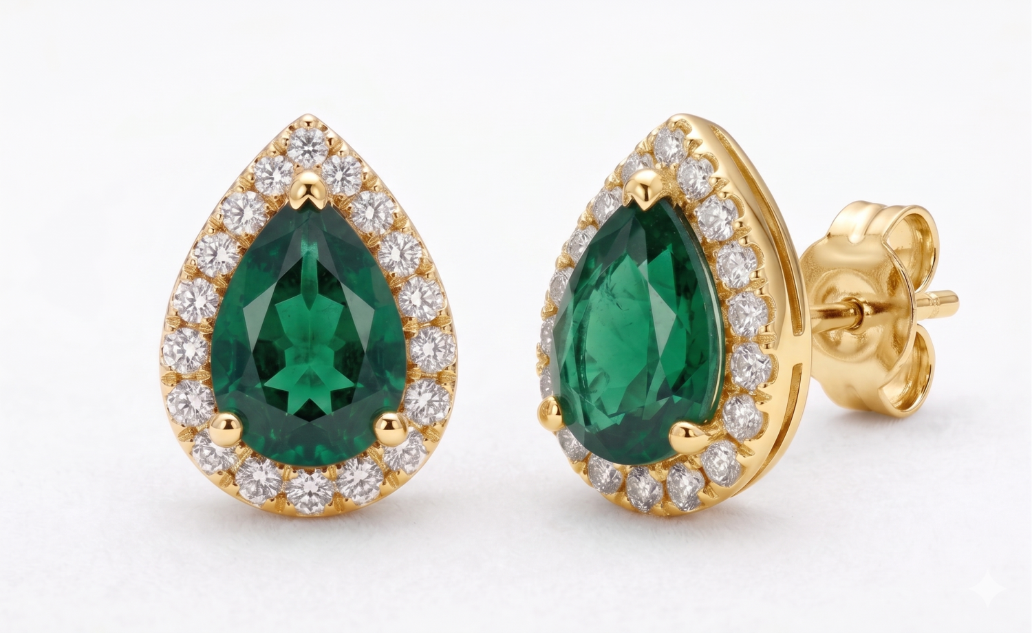 Emerald and Diamond Earring / PK-143E/ONH