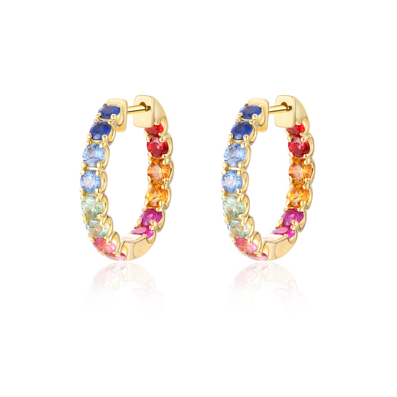 Colour Sapphire Earrings / PK-99E+1/AER