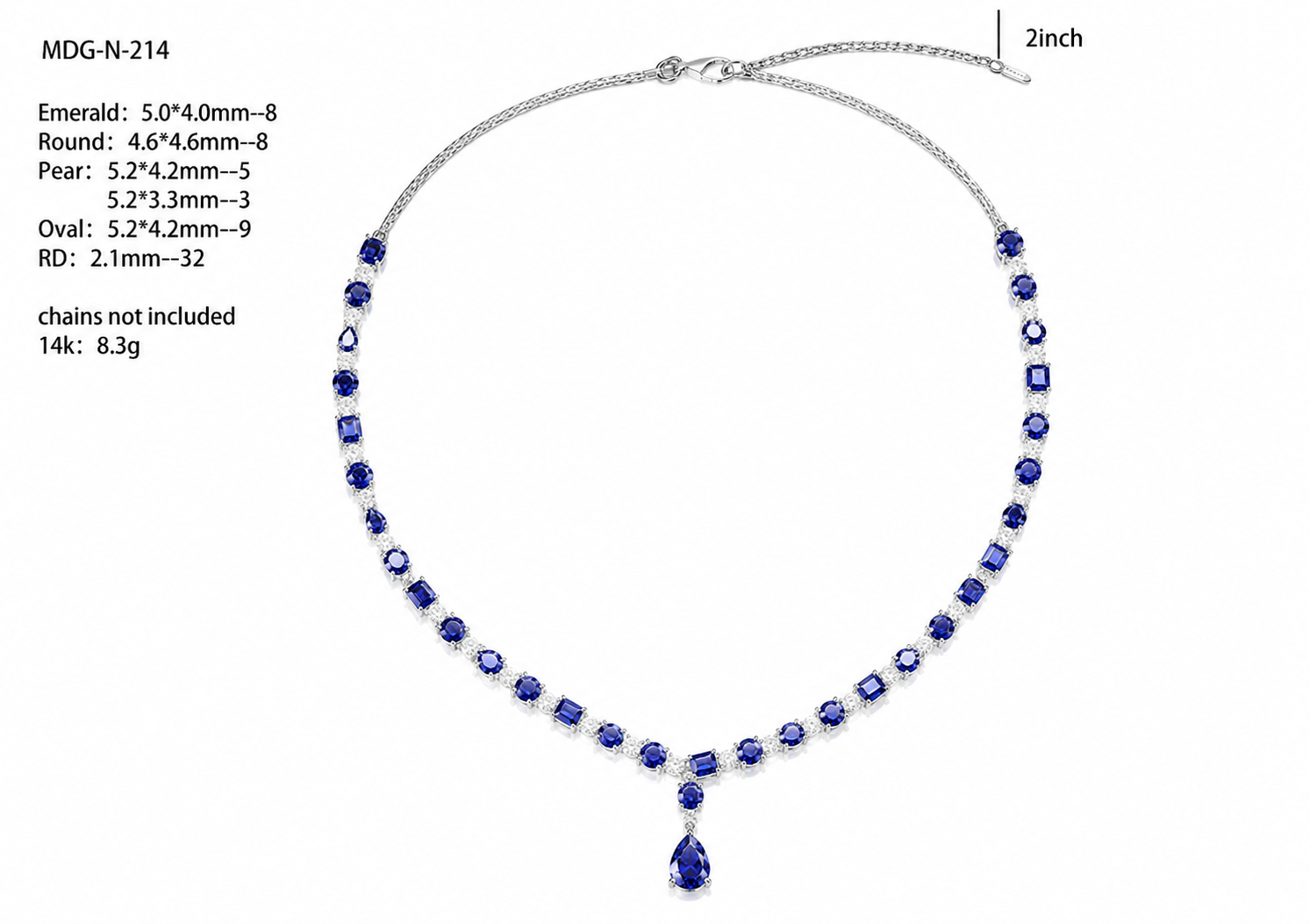 Diamond Necklace / MDG-N-214