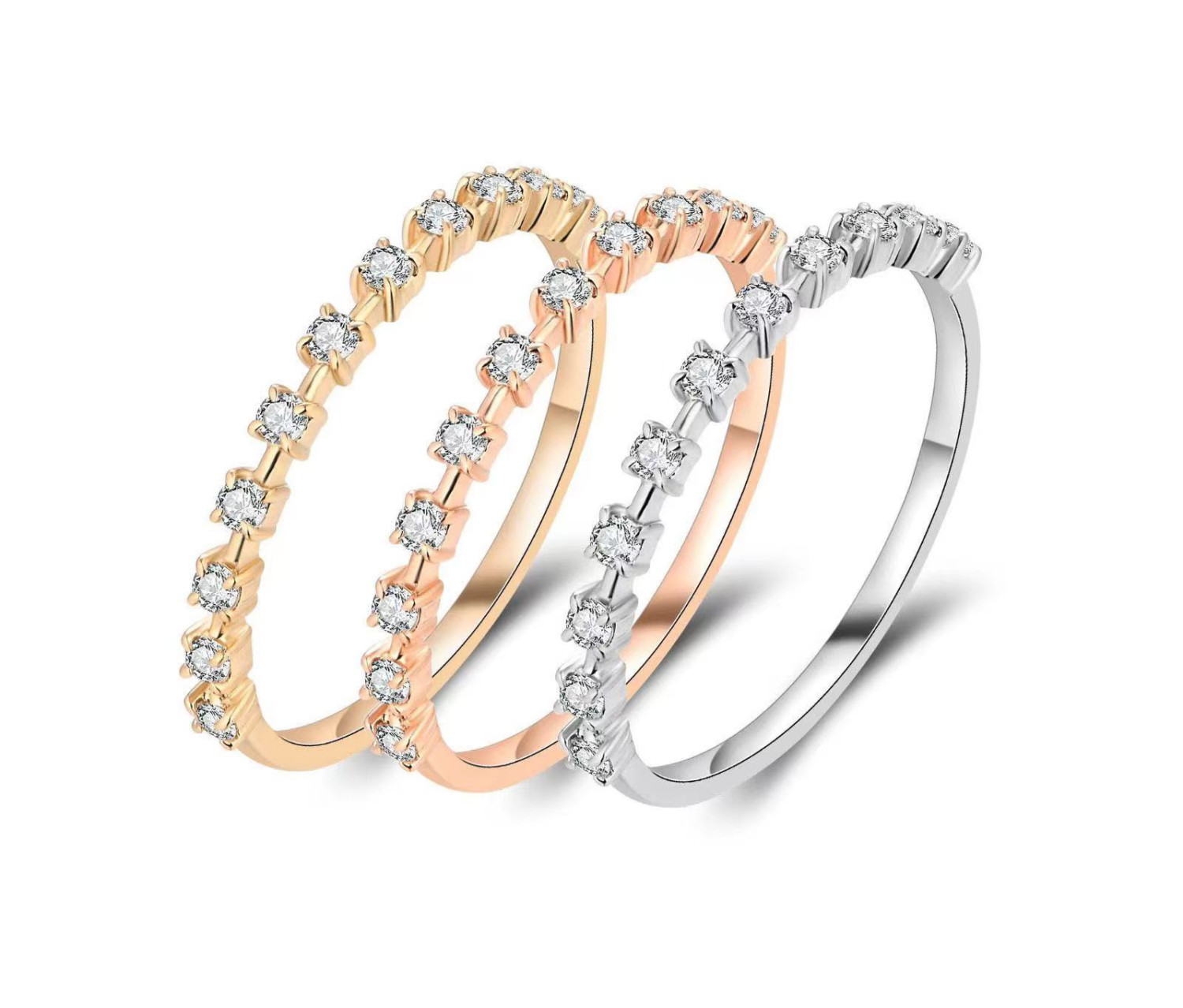 Small Diamond Dainty Ring / PK-16R+1/MOR