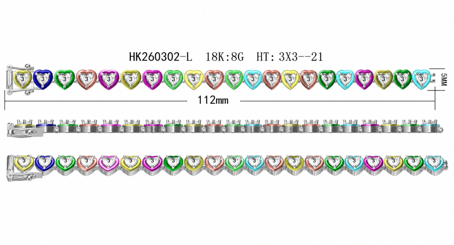 Diamond Bracelet / HK260302-L