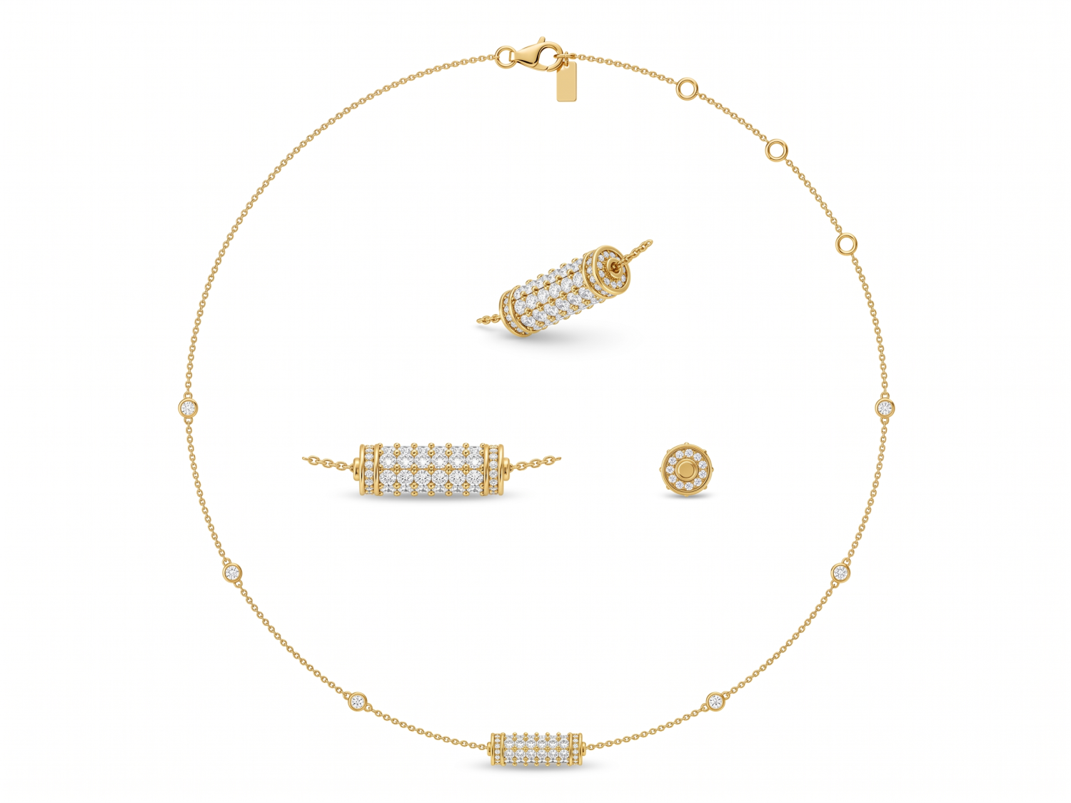 Dainty Diamond Pendant / MDG-P-1319