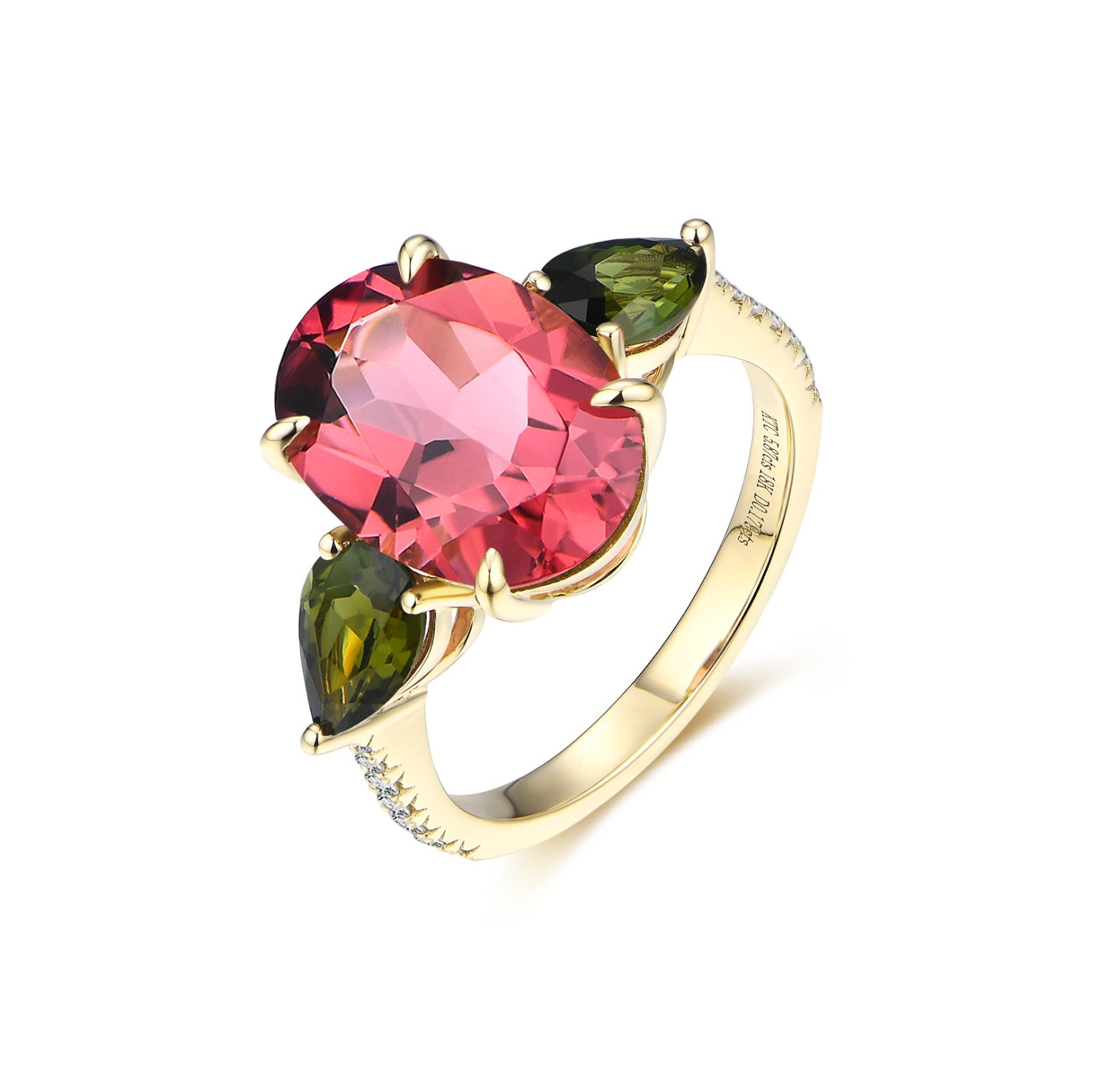 Lily Multi Tourmaline Ring / PK-102R/AMR
