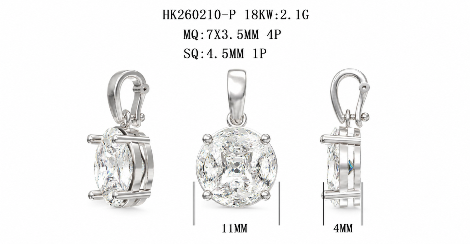 Diamond Pendant / HK260210-P