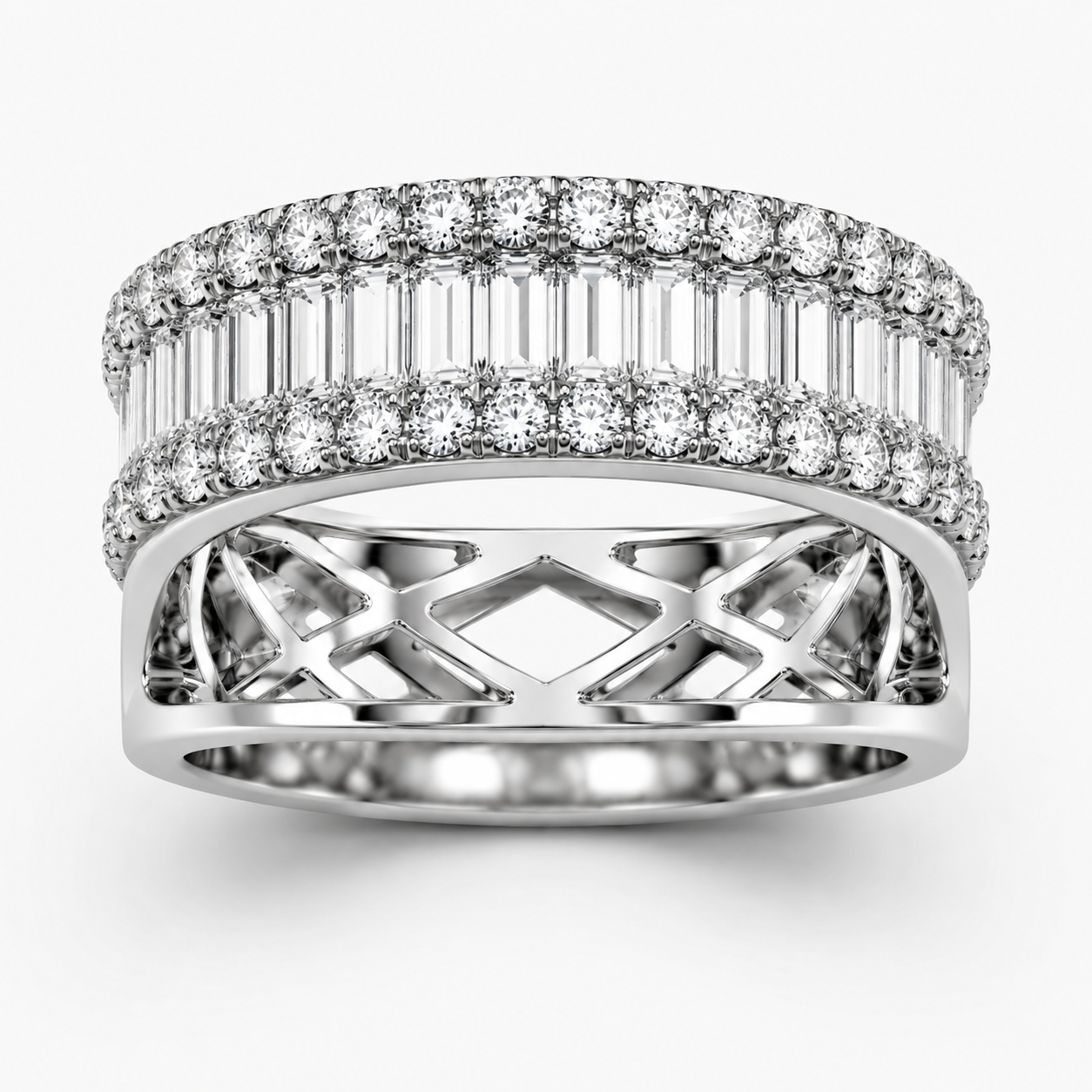 White Diamond Ring / PK-195R/METR