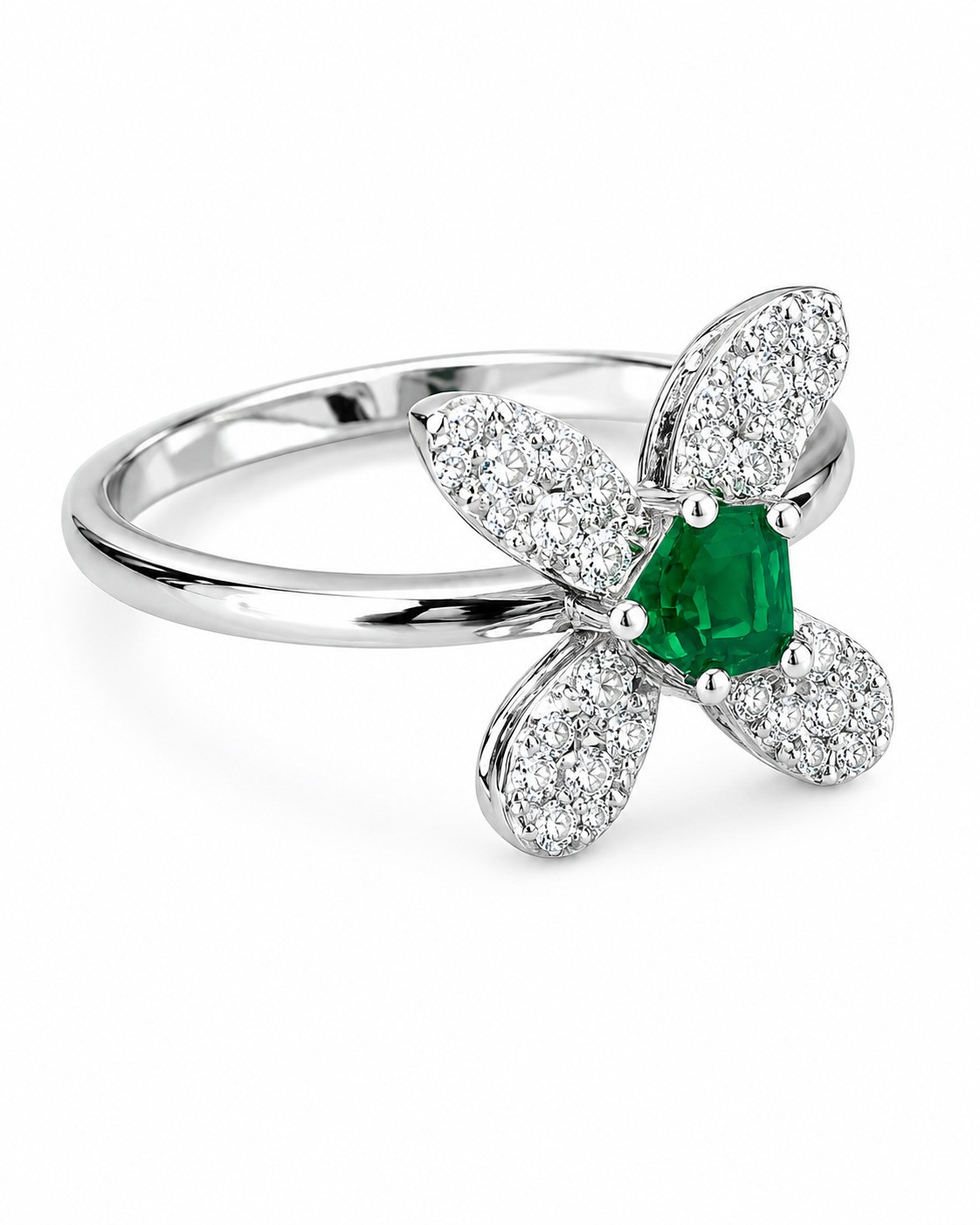 Emerald and Diamond Ring / PK-339R/OOR