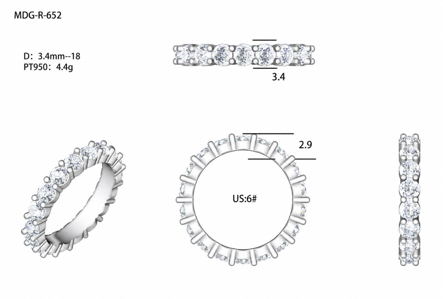 Diamond Ring / MDG-R-652