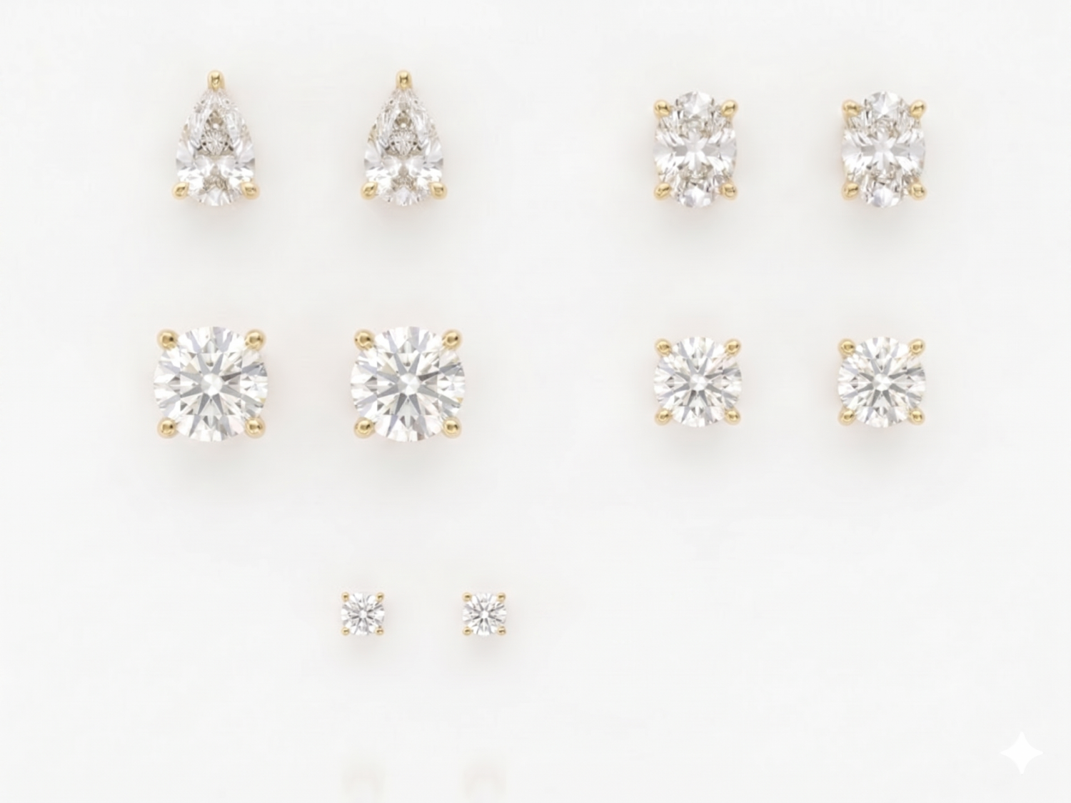 Diamond Stud Earrings / MDG-E-1487 30PT (PK-161E)