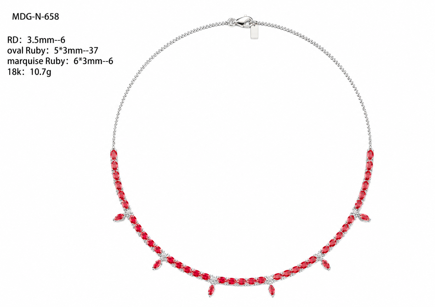 Diamond Necklace / MDG-N-658