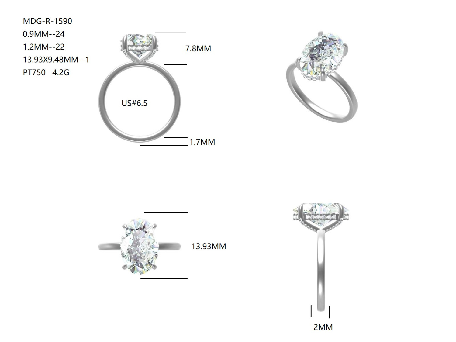 Diamond Ring / MDG-R-1590