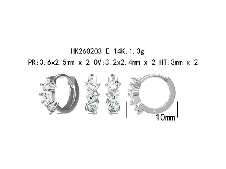 Diamond Earrings / HK260203-E