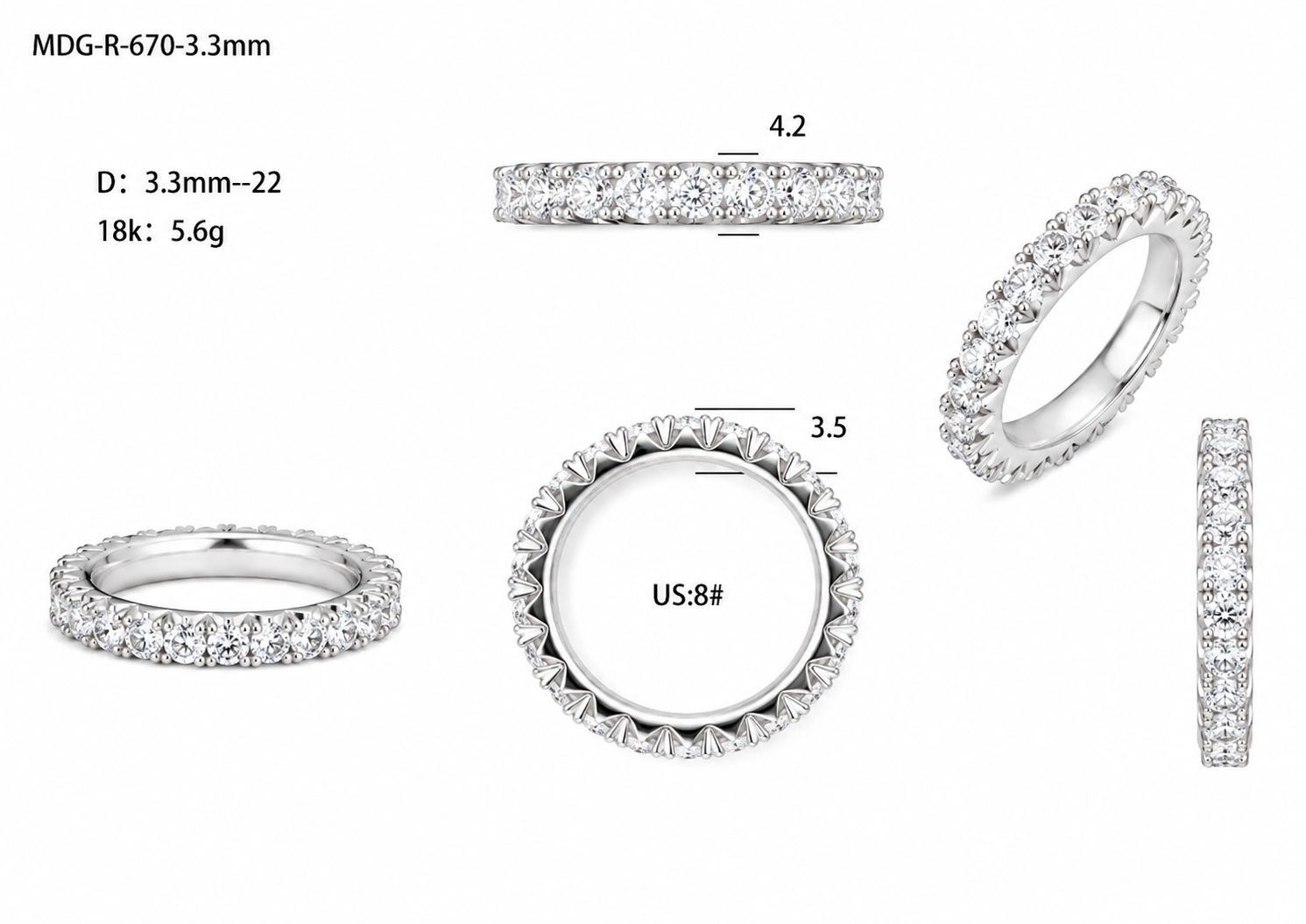 Diamond Rings / MDG-R-670