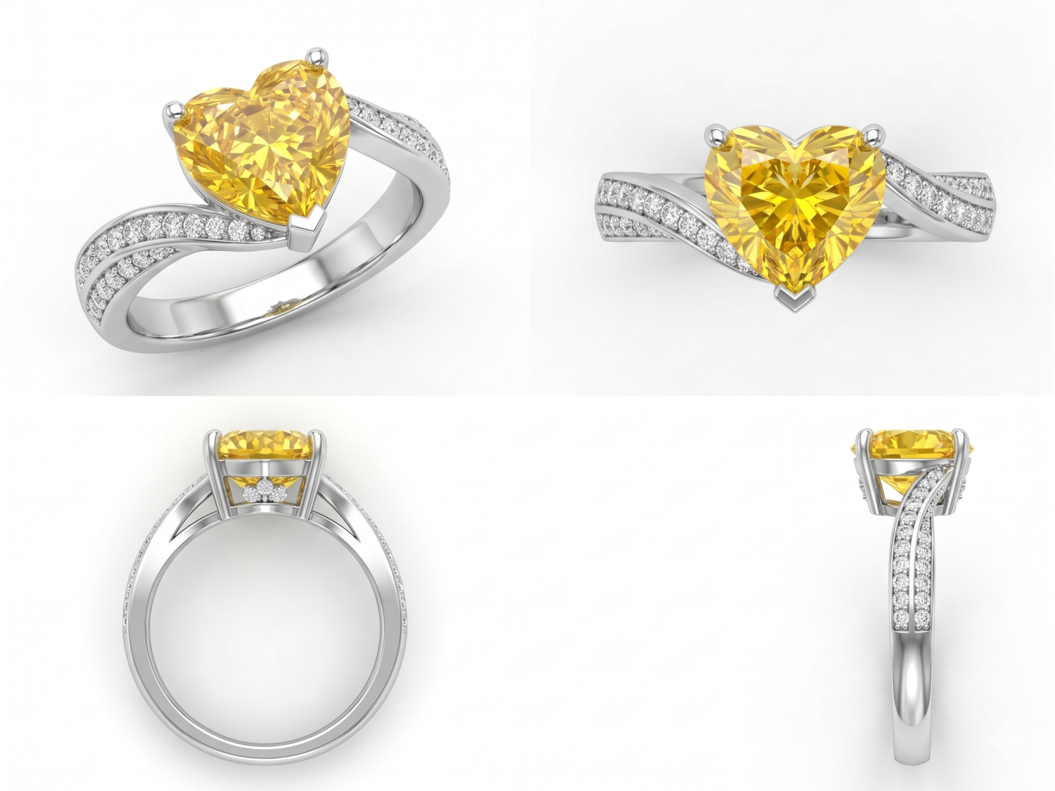 Yellow Sapphire Ring / HK25070409-R-5