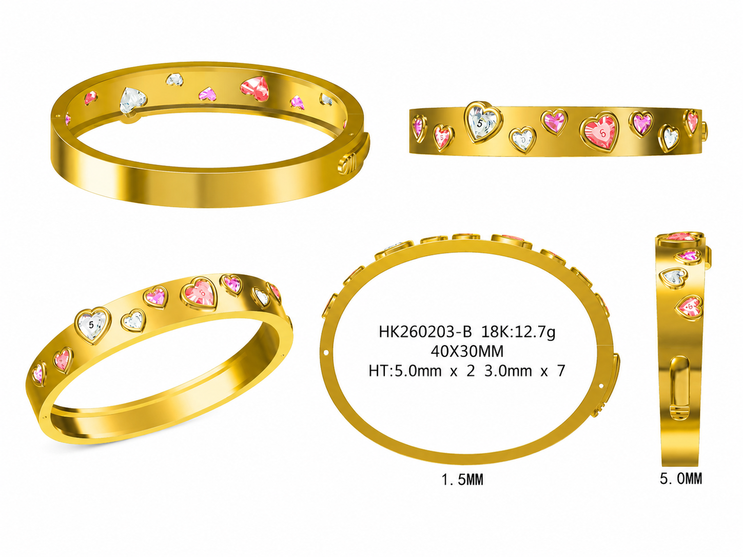 Diamond Bracelet / HK260203-B