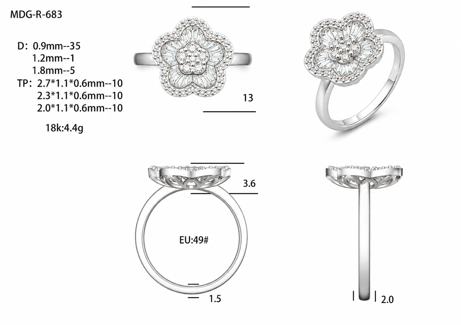 Diamond Ring / MDG-R-683