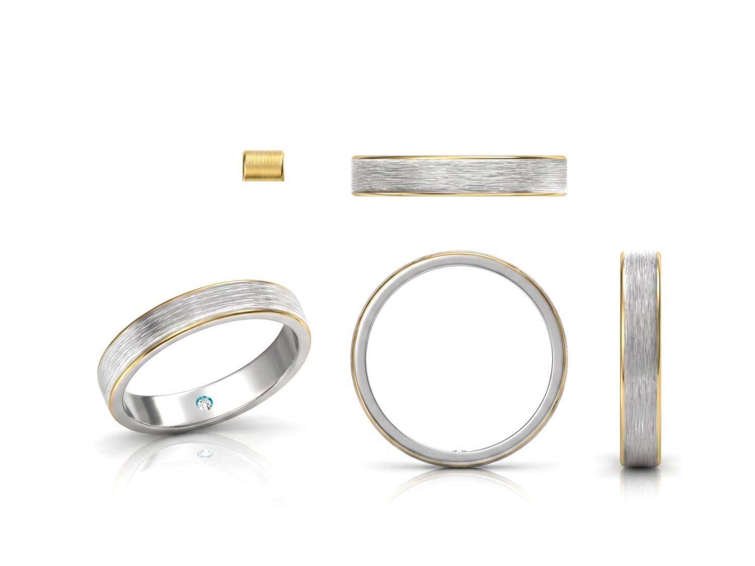 Texture Wedding Band / HK2507013-R