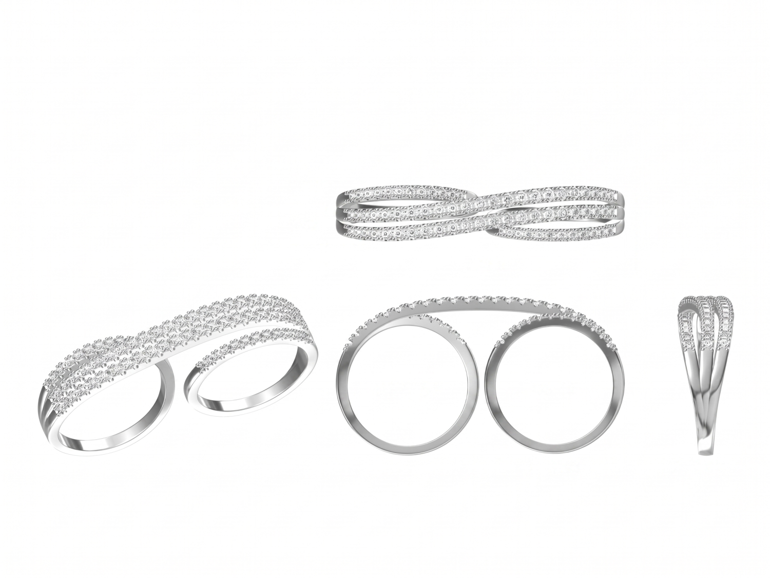 Two Finger Ring / HK2508045-R