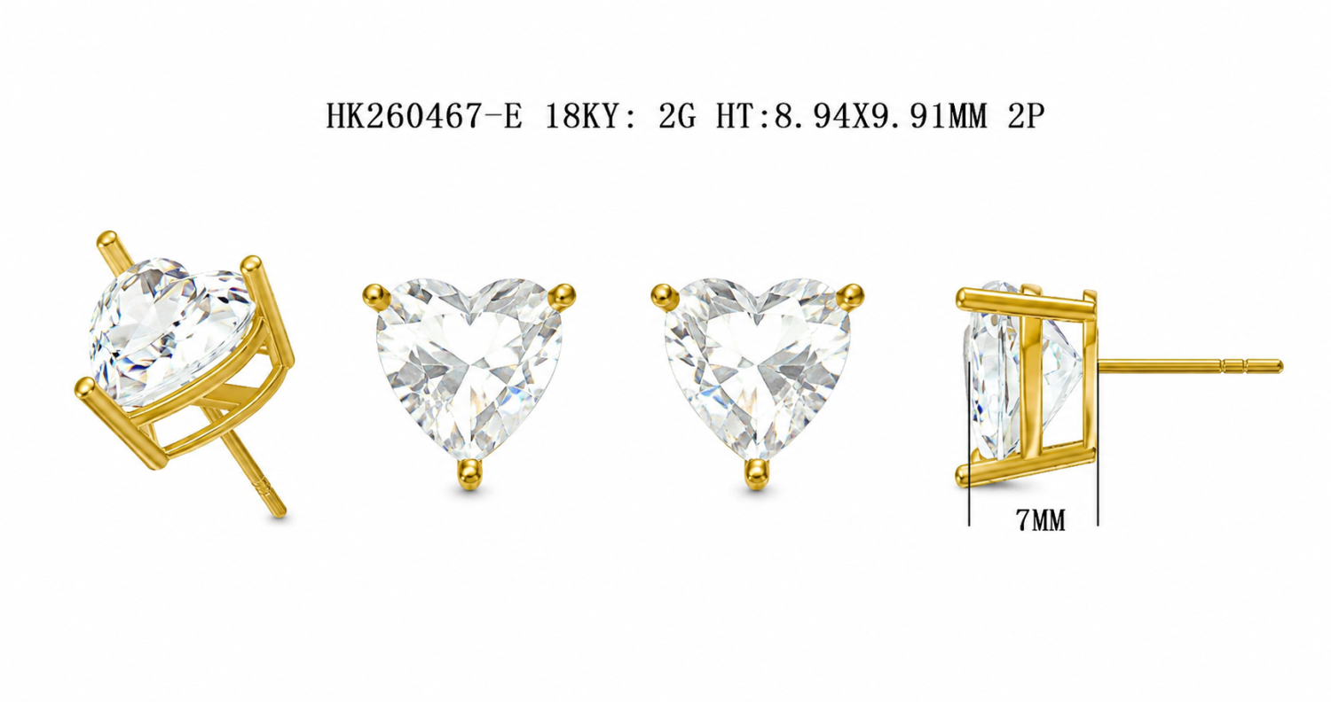 Diamond Earring / HK260467-E