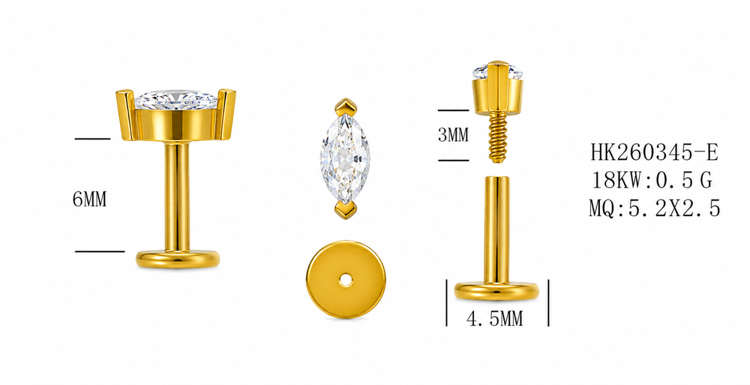 Diamond Earring / HK260345-E
