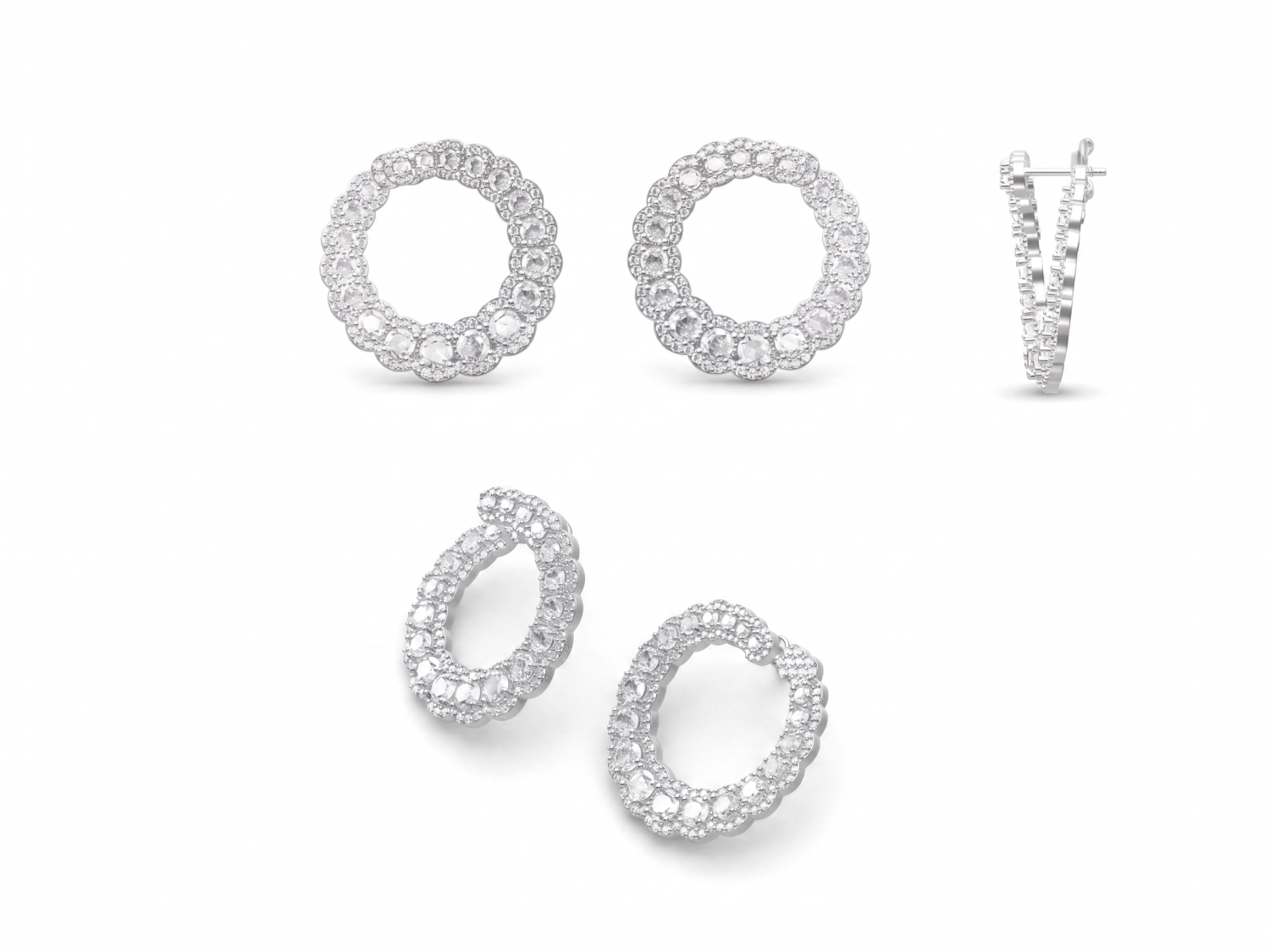 Earring Designer Loop / MDG-E-1477