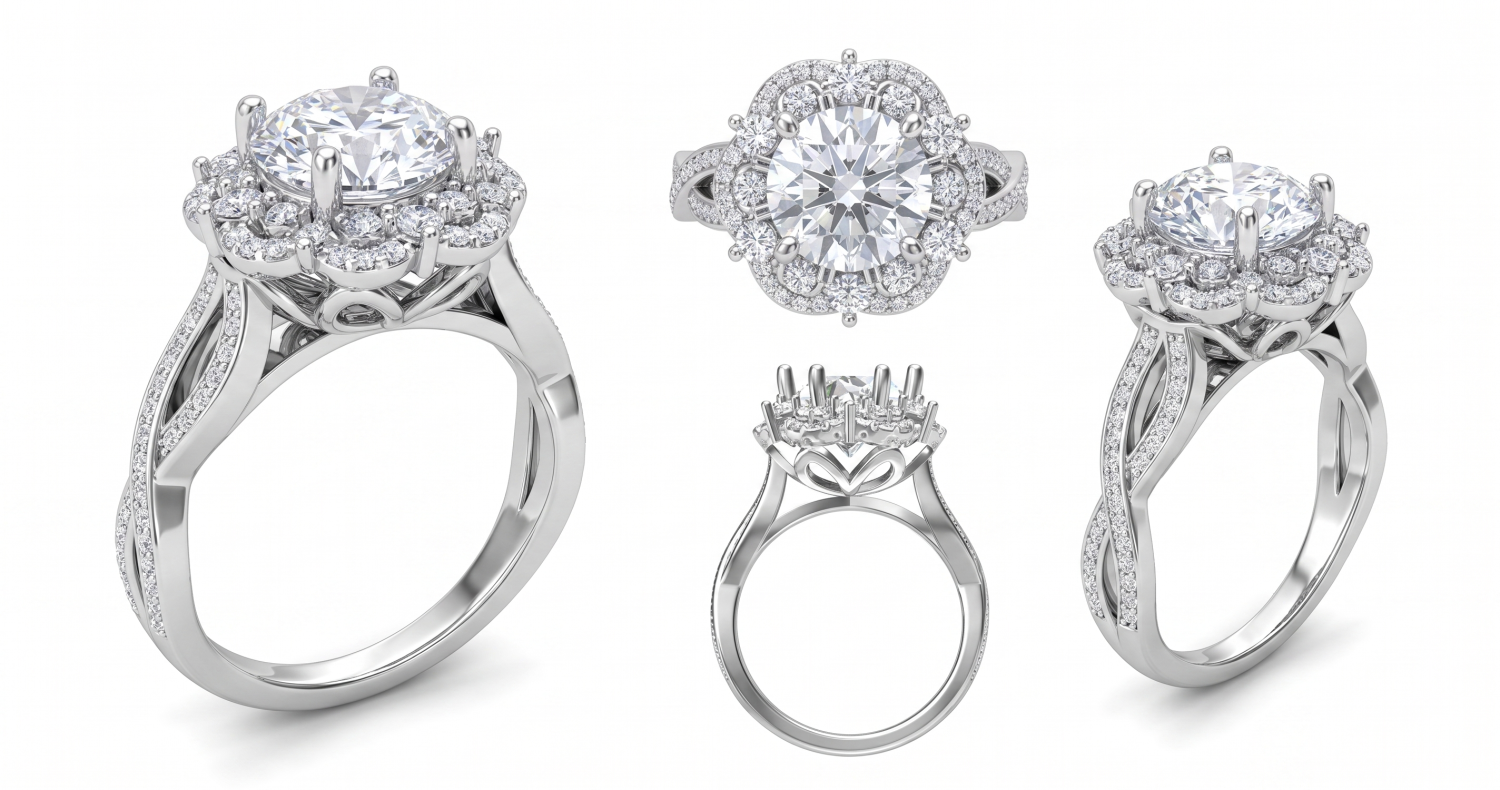 Round Diamond Ring / HK2501050-R