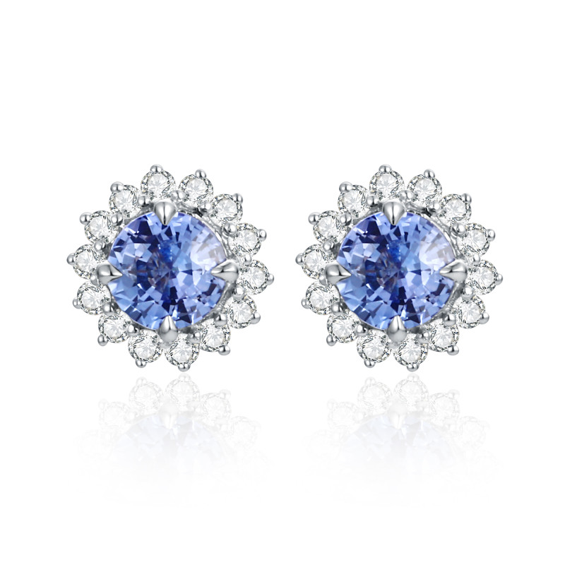 Sapphire and Diamond Earrings / PK-64E/HHR