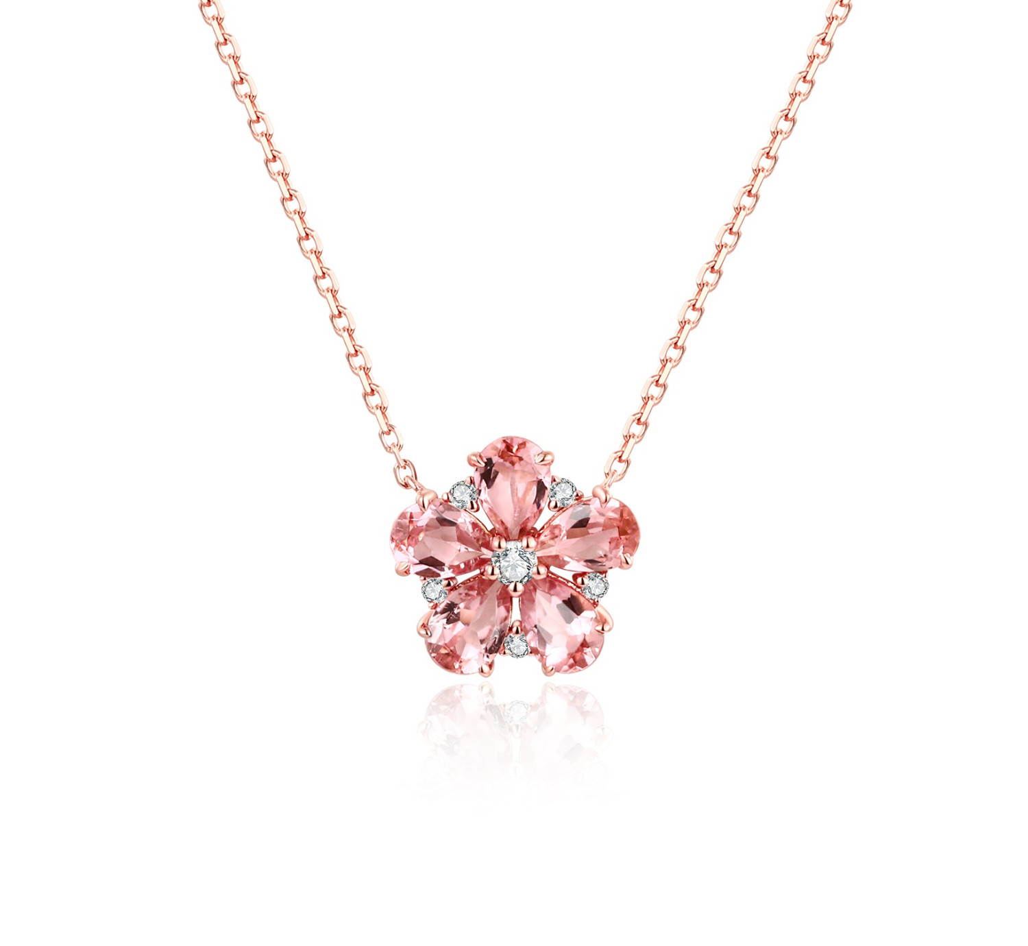 Tourmaline and Diamond Pendant / PK-65SP+1/CMR