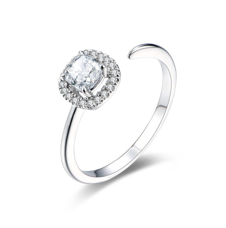 Cushion Diamond Open Ring / PK-38R/ARR